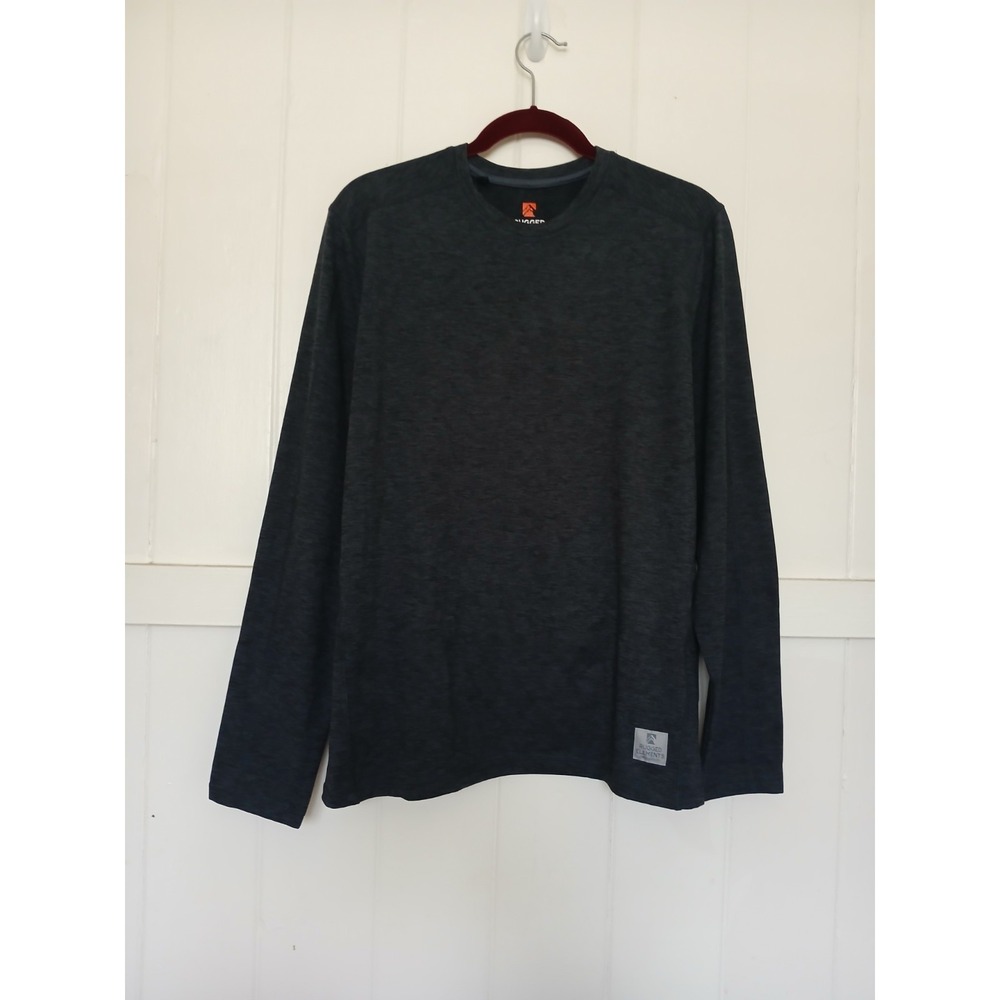 Rugged Elements‎ Durable Utility Long Sleeve Pullover Shirt Mens S Gray Heather
